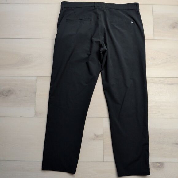 Travis Mathew Open to Close Tech Knit Pants Mens 36x28 Golf Black Performance - Picture 5 of 12